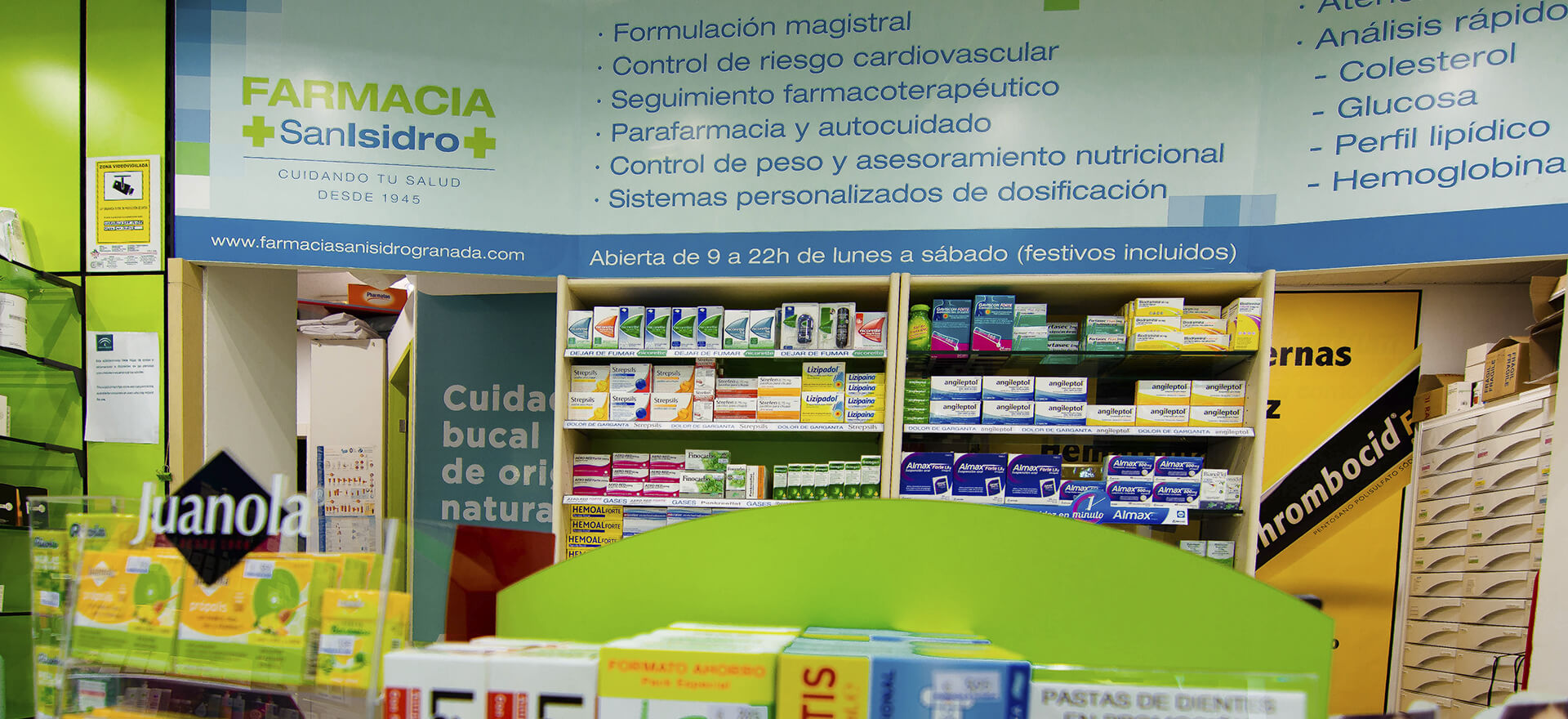 Servicios Farmacia San Isidro